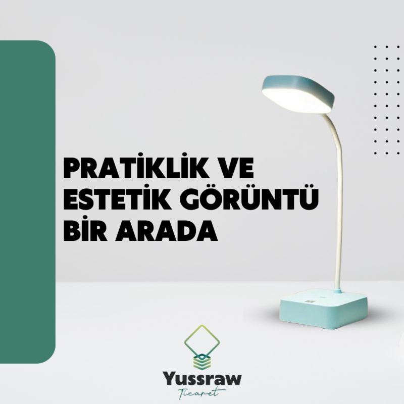 Taşınabilir Şarj Edilebilir Çalışma Lambası