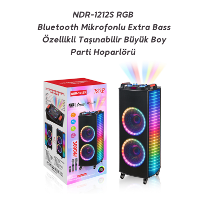 NDR-1212S-Bluetooth Mikrofonlu Hoparlör
