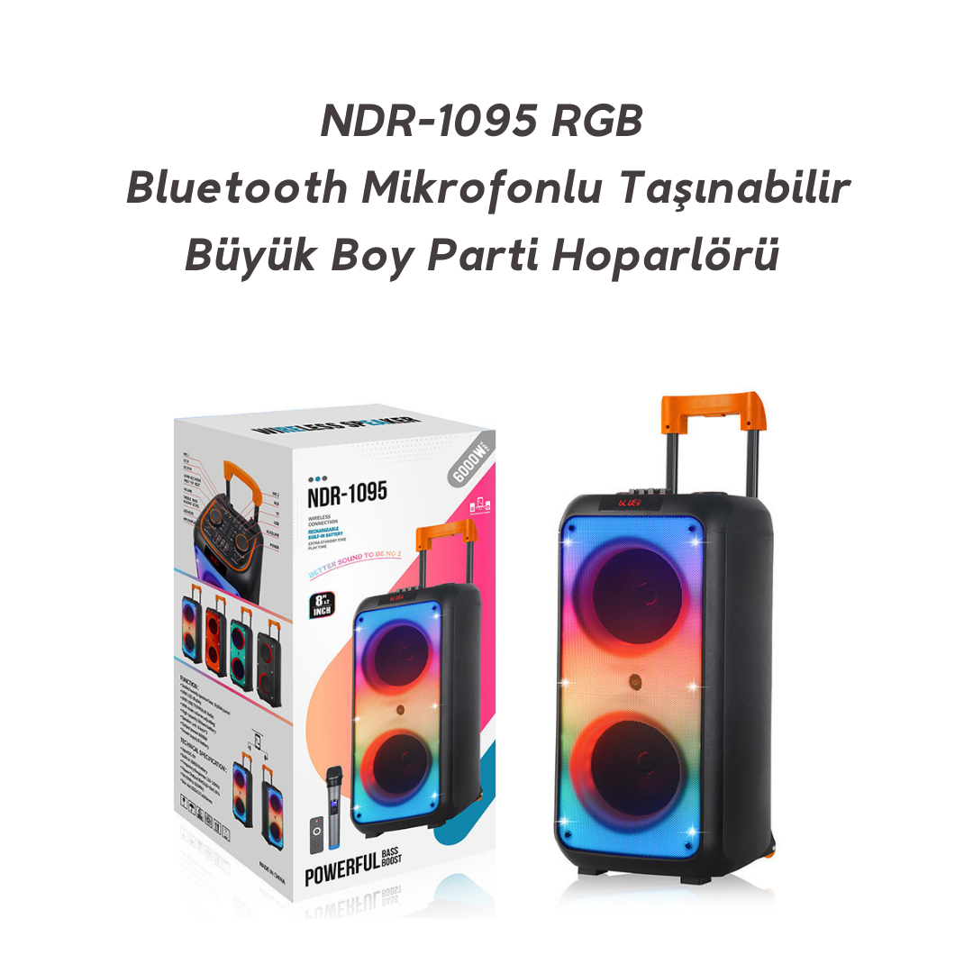 NDR-1095 Bluetooth Mikrofonlu Hoparlör NDR-1095 Bluetooth Mikrofonlu Hoparlör