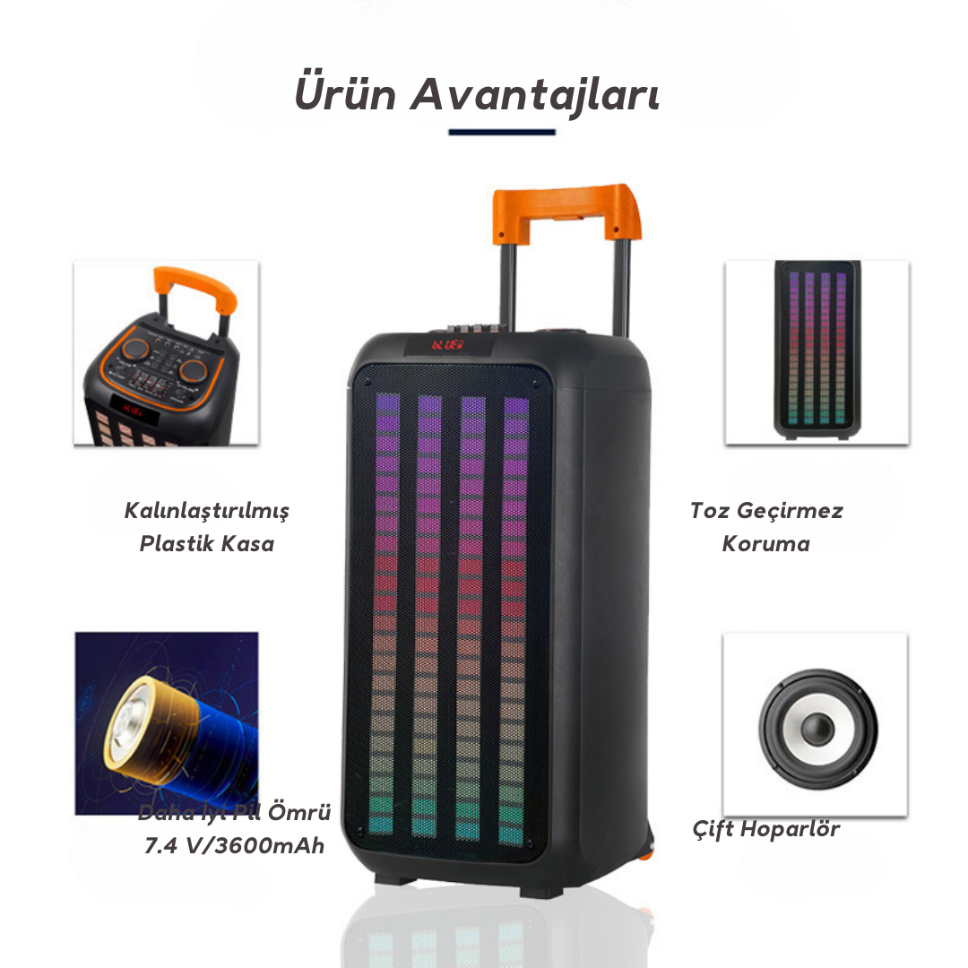 NDR-1098 - Bluetooth Mikrofonlu Hoparlör