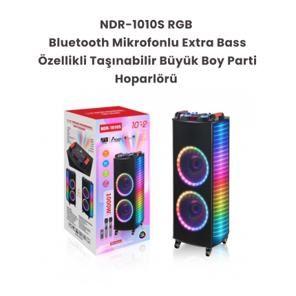 NDR-1010S - Bluetooth Mikrofonlu Hoparlör